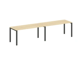 Рабочая станция на 2 раб.места на П-образном м/к 320x72x75 Метал Систем / Metal System images