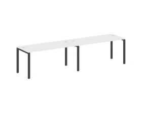 Рабочая станция на 2 раб.места на П-образном м/к 320x72x75 Метал Систем / Metal System images