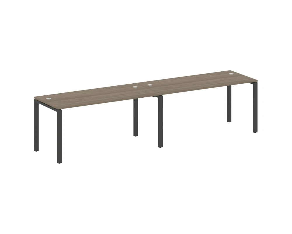 Рабочая станция на 2 раб.места на П-образном м/к 320x72x75 Метал Систем / Metal System