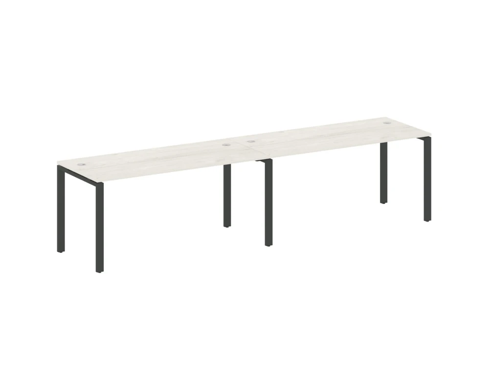 Рабочая станция на 2 раб.места на П-образном м/к 320x72x75 Метал Систем / Metal System