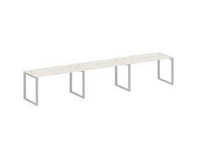 Рабочая станция на 3 раб.места на О-образном м/к 420x72x75 Метал Систем / Metal System images