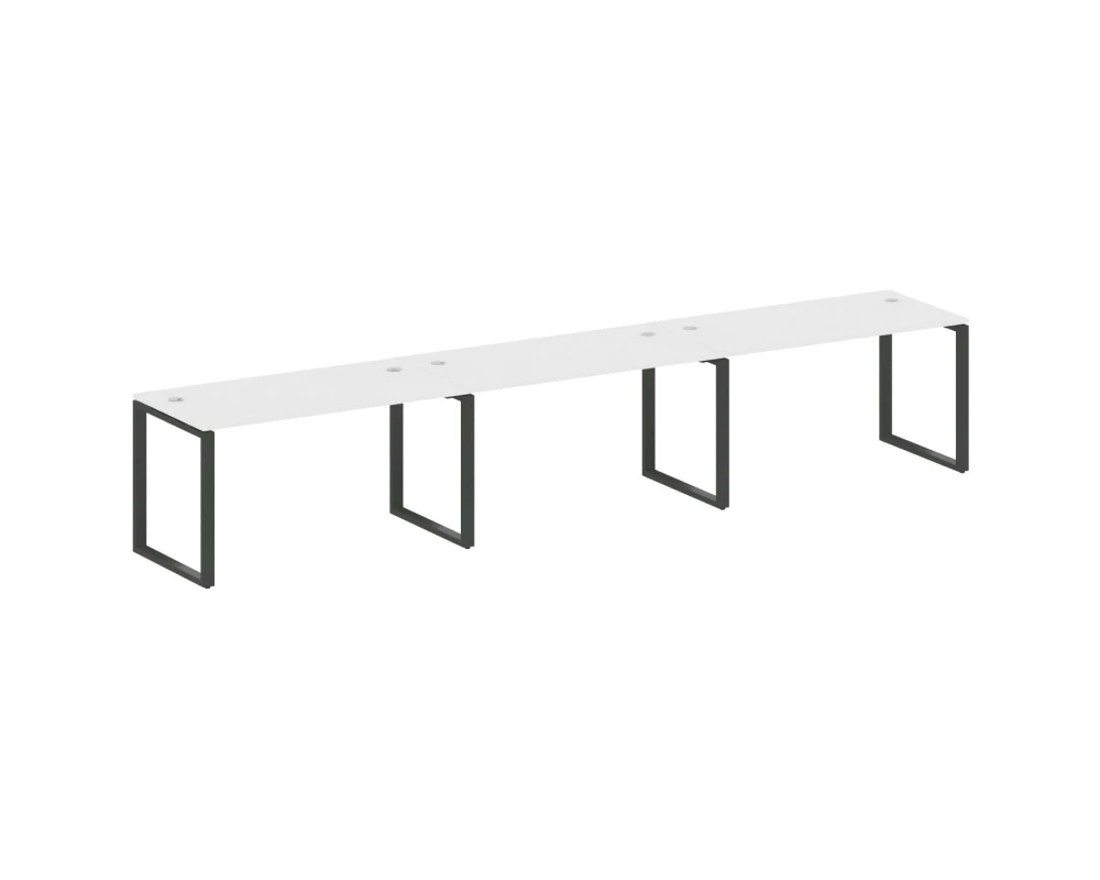 Рабочая станция на 3 раб.места на О-образном м/к 420x72x75 Метал Систем / Metal System