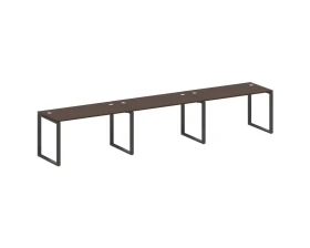 Рабочая станция на 3 раб.места на О-образном м/к 420x72x75 Метал Систем / Metal System images