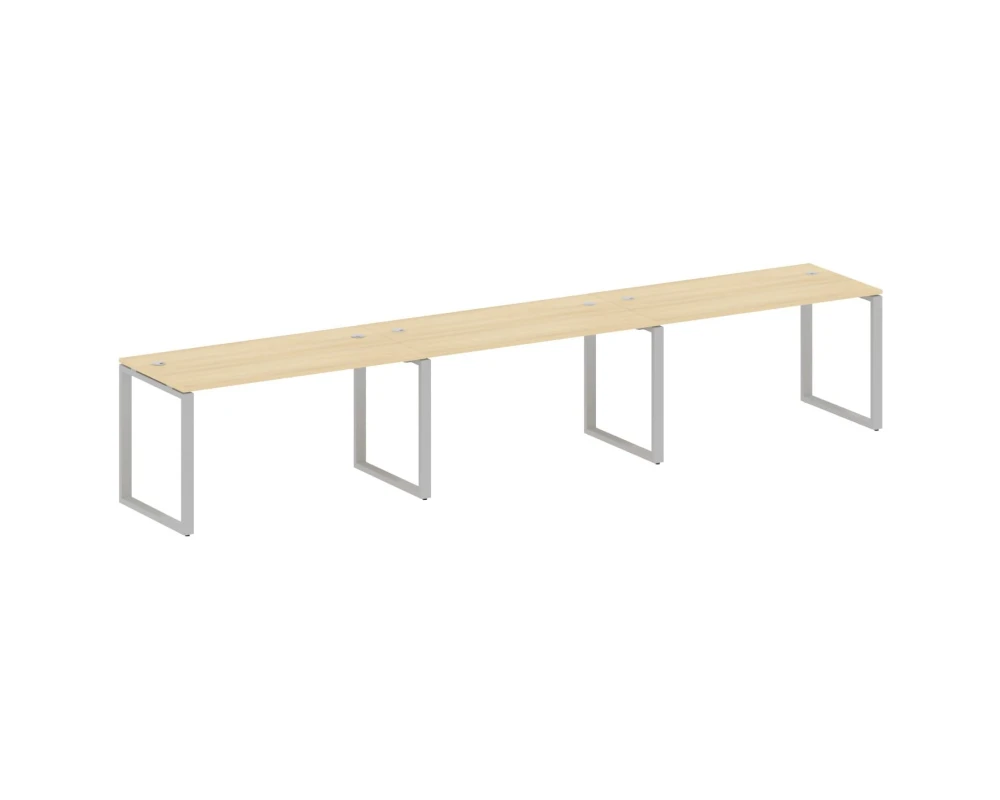 Рабочая станция на 3 раб.места на О-образном м/к 420x72x75 Метал Систем / Metal System