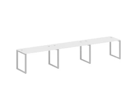 Рабочая станция на 3 раб.места на О-образном м/к 420x72x75 Метал Систем / Metal System images