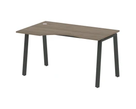 Стол криволинейный левый на А-образном м/к 140x90x75 Метал Систем / Metal System images