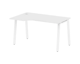 Стол криволинейный левый на А-образном м/к 140x90x75 Метал Систем / Metal System images