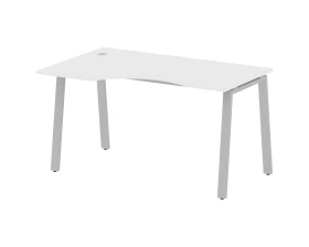 Стол криволинейный левый на А-образном м/к 140x90x75 Метал Систем / Metal System images