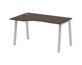 Стол криволинейный левый на А-образном м/к 140x90x75 Метал Систем / Metal System images