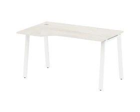 Стол криволинейный левый на А-образном м/к 140x90x75 Метал Систем / Metal System images