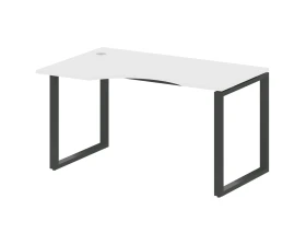 Стол криволинейный левый на О-образном м/к 140x90x75 Метал Систем / Metal System images