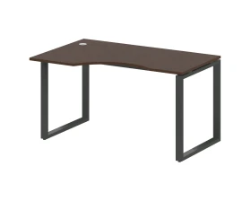 Стол криволинейный левый на О-образном м/к 140x90x75 Метал Систем / Metal System images