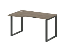 Стол криволинейный левый на О-образном м/к 140x90x75 Метал Систем / Metal System images