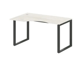 Стол криволинейный левый на О-образном м/к 140x90x75 Метал Систем / Metal System images