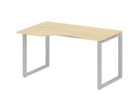 Стол криволинейный левый на О-образном м/к 140x90x75 Метал Систем / Metal System images