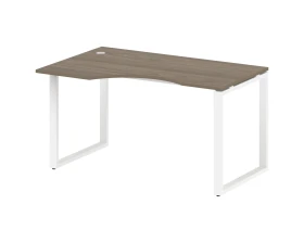 Стол криволинейный левый на О-образном м/к 140x90x75 Метал Систем / Metal System images