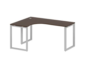 Стол криволинейный левый на О-образном м/к 160x120x75 Метал Систем / Metal System images