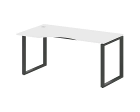 Стол криволинейный левый на О-образном м/к 160x90x75 Метал Систем / Metal System images