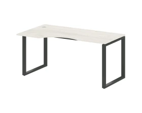 Стол криволинейный левый на О-образном м/к 160x90x75 Метал Систем / Metal System images