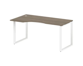 Стол криволинейный левый на О-образном м/к 160x90x75 Метал Систем / Metal System images