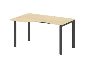 Стол криволинейный левый на П-образном м/к 140x90x75 Метал Систем / Metal System images