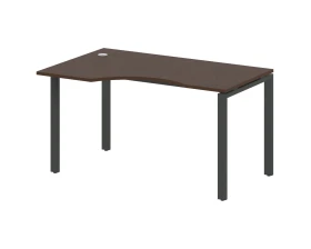 Стол криволинейный левый на П-образном м/к 140x90x75 Метал Систем / Metal System images