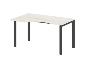 Стол криволинейный левый на П-образном м/к 140x90x75 Метал Систем / Metal System images