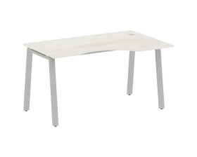 Стол криволинейный правый на А-образном м/к 140x90x75 Метал Систем / Metal System images