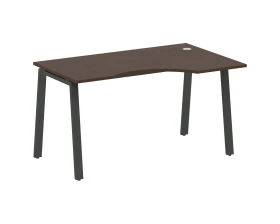 Стол криволинейный правый на А-образном м/к 140x90x75 Метал Систем / Metal System images