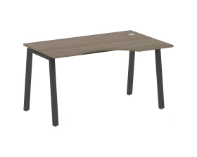 Стол криволинейный правый на А-образном м/к 140x90x75 Метал Систем / Metal System images