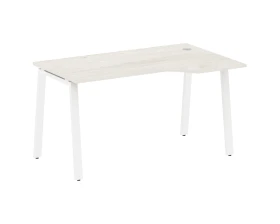 Стол криволинейный правый на А-образном м/к 140x90x75 Метал Систем / Metal System images