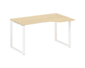 Стол криволинейный правый на О-образном м/к 140x90x75 Метал Систем / Metal System images