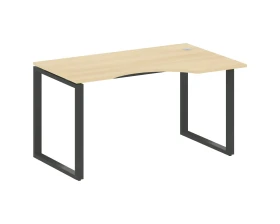 Стол криволинейный правый на О-образном м/к 140x90x75 Метал Систем / Metal System images