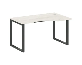 Стол криволинейный правый на О-образном м/к 140x90x75 Метал Систем / Metal System images