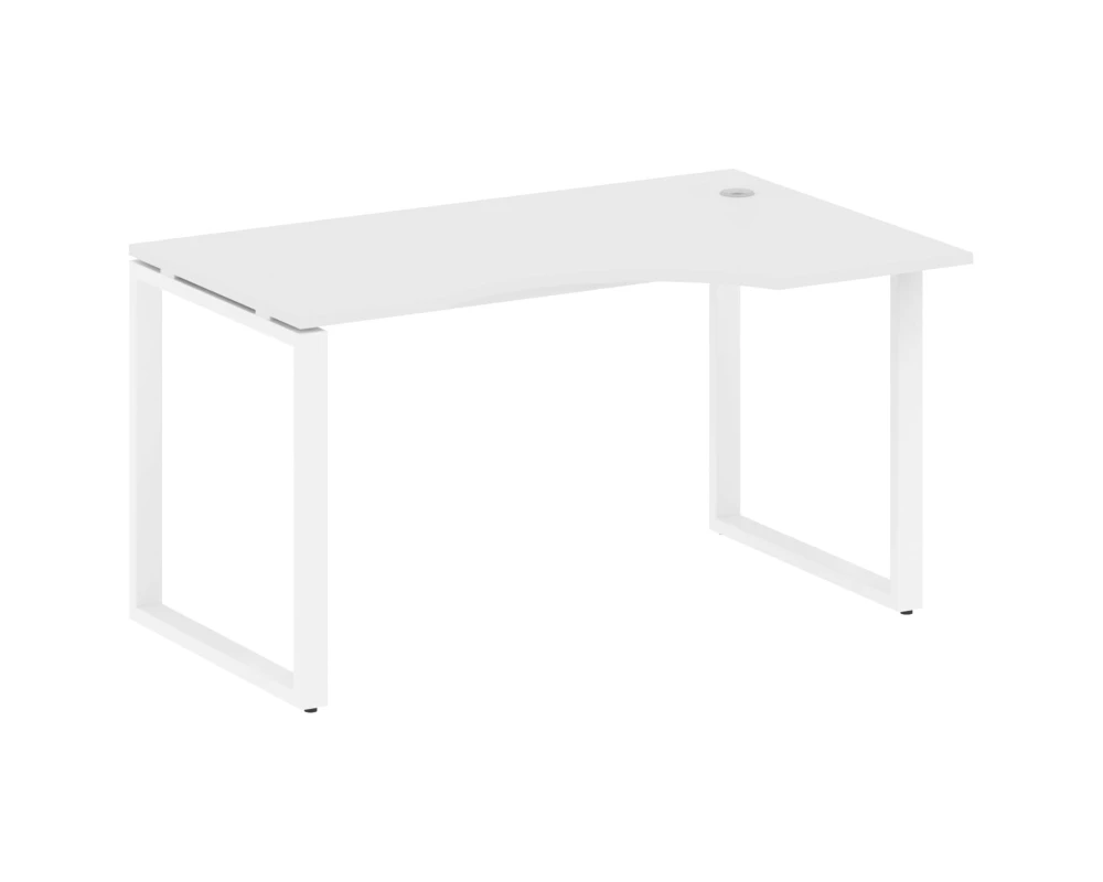 Стол криволинейный правый на О-образном м/к 140x90x75 Метал Систем / Metal System