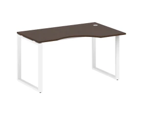 Стол криволинейный правый на О-образном м/к 140x90x75 Метал Систем / Metal System images