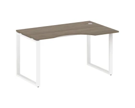 Стол криволинейный правый на О-образном м/к 140x90x75 Метал Систем / Metal System images