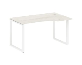 Стол криволинейный правый на О-образном м/к 140x90x75 Метал Систем / Metal System images