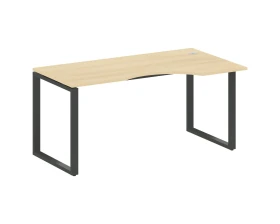 Стол криволинейный правый на О-образном м/к 160x90x75 Метал Систем / Metal System images