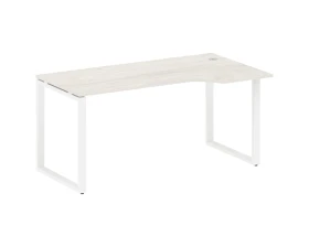 Стол криволинейный правый на О-образном м/к 160x90x75 Метал Систем / Metal System images