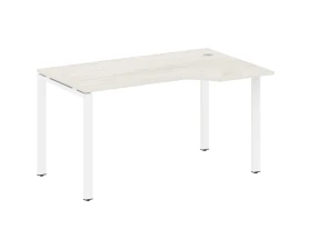 Стол криволинейный правый на П-образном м/к 140x90x75 Метал Систем / Metal System images