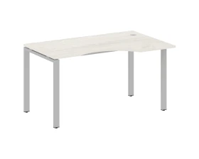 Стол криволинейный правый на П-образном м/к 140x90x75 Метал Систем / Metal System images