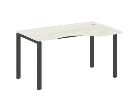 Стол криволинейный правый на П-образном м/к 140x90x75 Метал Систем / Metal System images