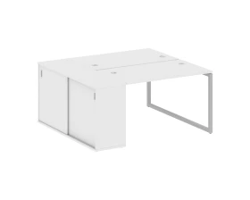 Рабочая станция с шкафом-купе на О-образном м/к 1610x1475x750 Метал Систем Куатро 4х4 / Metal System Quattro 4x4 images