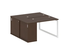 Рабочая станция с шкафом-купе на О-образном м/к 1410x1475x750 Метал Систем Куатро 5x5 / Metal System Quattro 5x5 images