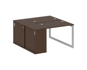 Рабочая станция с шкафом-купе на О-образном м/к 1410x1475x750 Метал Систем Куатро 5x5 / Metal System Quattro 5x5 images