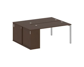 Рабочая станция с шкафом-купе на П-образном м/к 1810x1475x750 Метал Систем Куатро 5x5 / Metal System Quattro 5x5 images