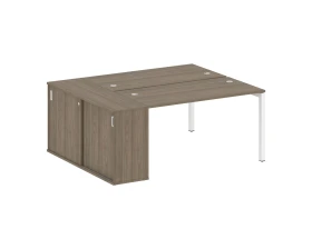 Рабочая станция с шкафом-купе на П-образном м/к 1810x1475x750 Метал Систем Куатро 5x5 / Metal System Quattro 5x5 images