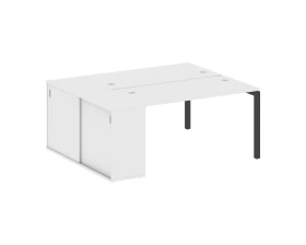 Рабочая станция с шкафом-купе на П-образном м/к 1810x1475x750 Метал Систем Куатро 5x5 / Metal System Quattro 5x5 images