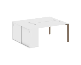 Рабочая станция с шкафом-купе на П-образном м/к 1810x1475x750 Метал Систем Куатро 5x5 / Metal System Quattro 5x5 images